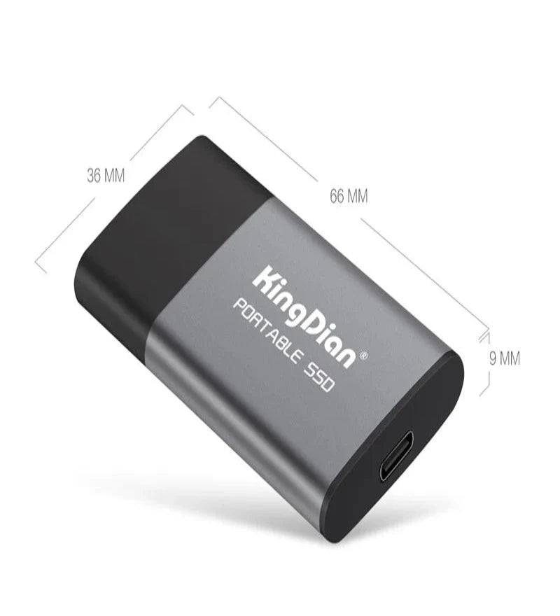 Externe draagbare SSD, stevige harde schijf USB 3.0 Type C voor Laptop | mobiele USB harde schijf - Dewn