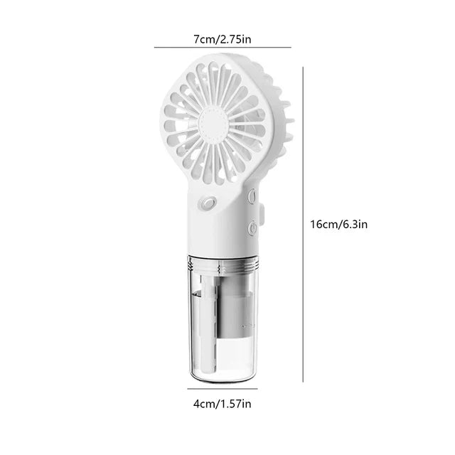 Draagbare USB-miniventilator met luchtbevochtiger | Airprot