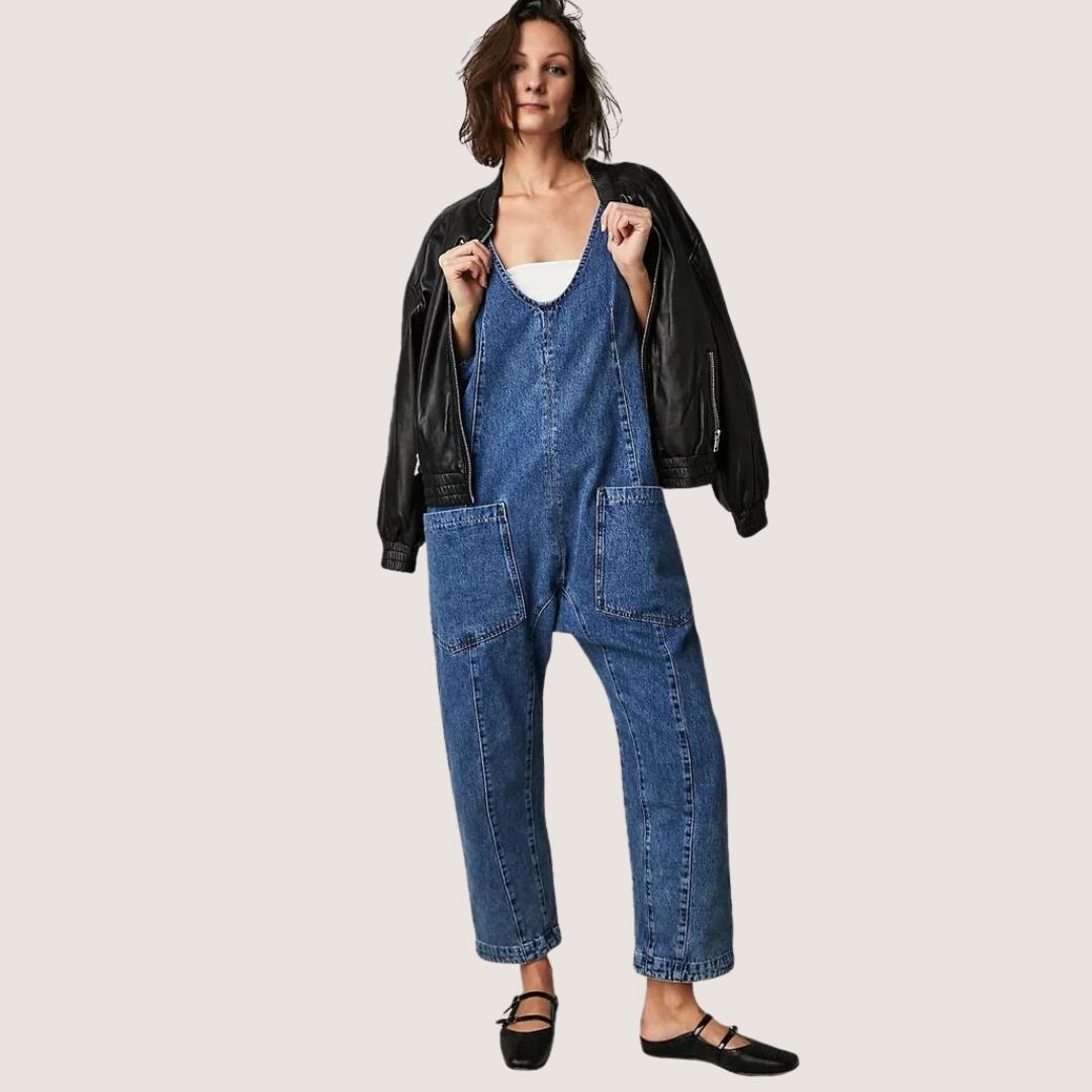 Casual Denim Overall | Veelzijdige Stijl En Comfort - Naira