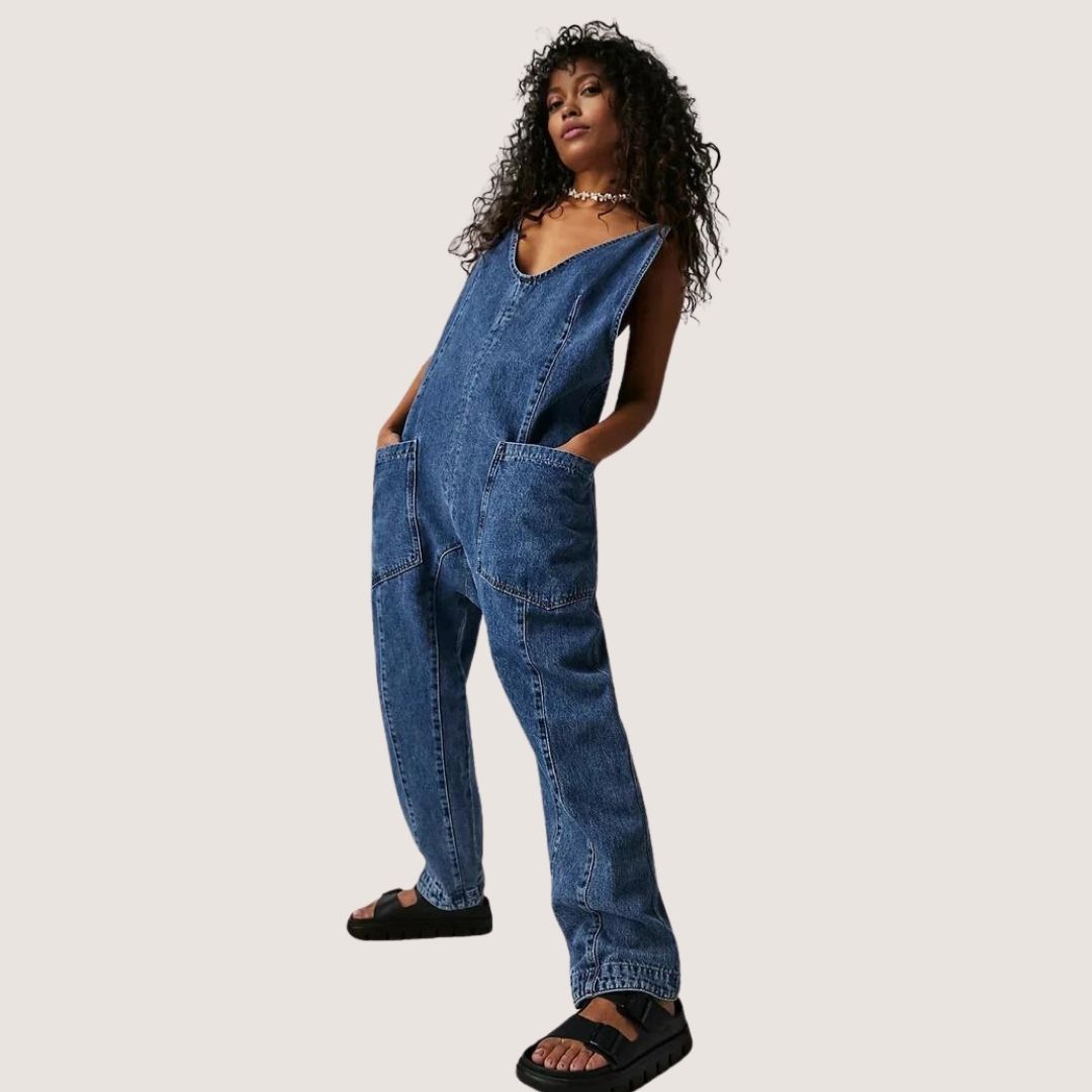 Casual Denim Overall | Veelzijdige Stijl En Comfort - Naira