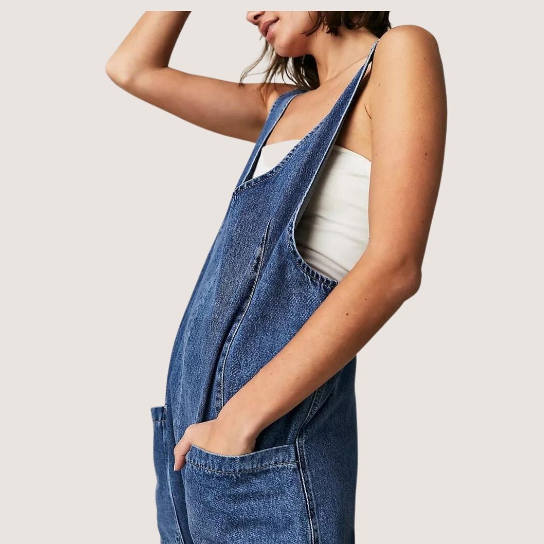 Casual Denim Overall | Veelzijdige Stijl En Comfort - Naira