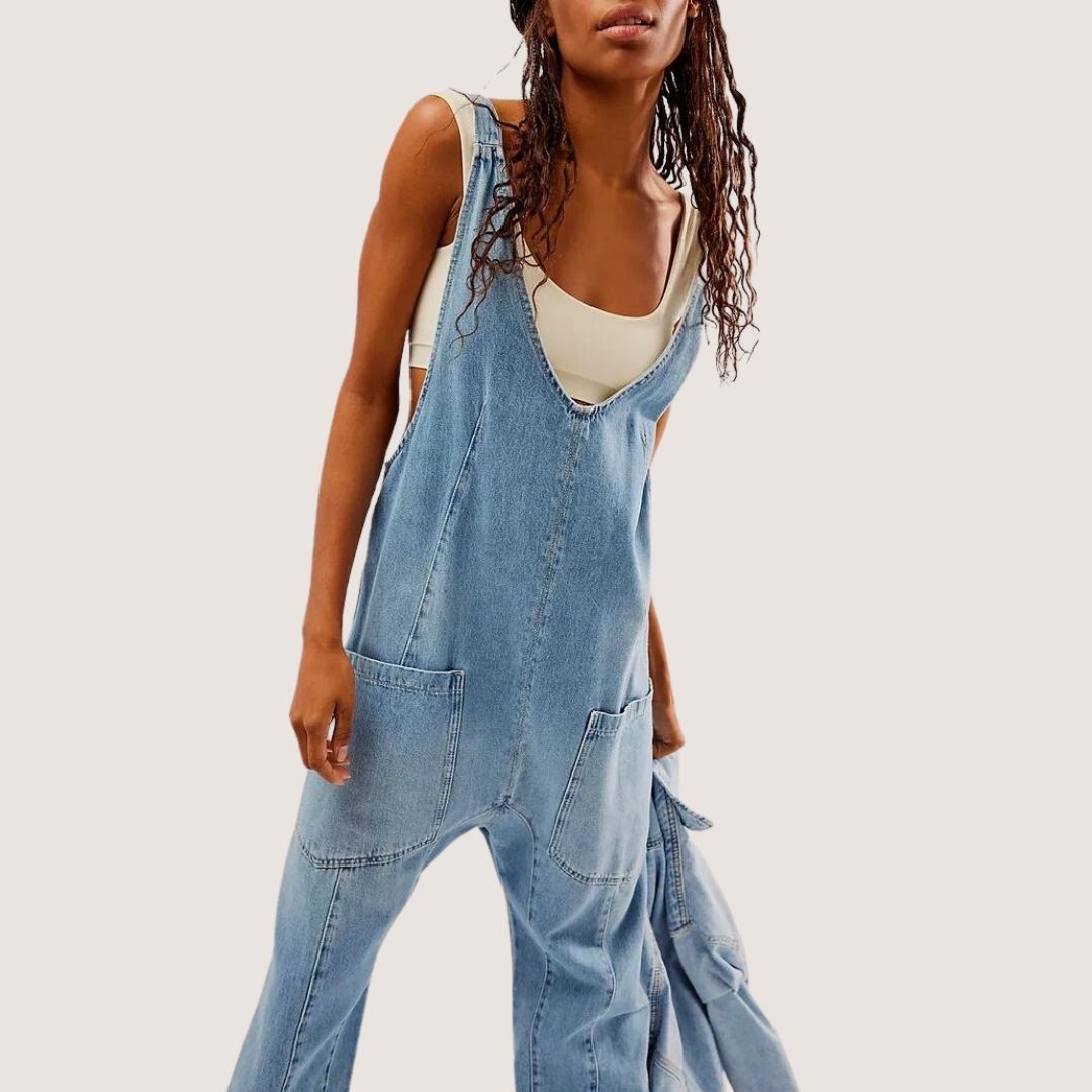 Casual Denim Overall | Veelzijdige Stijl En Comfort - Naira