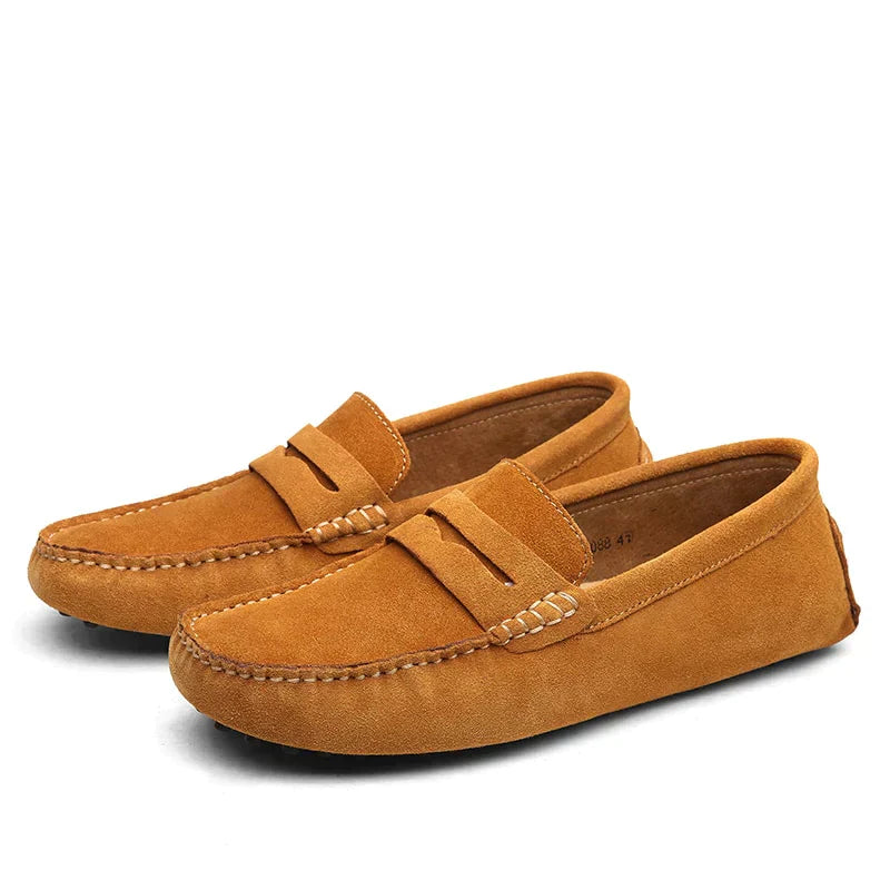 Suède Loafers in Italiaanse Stijl - Yugo