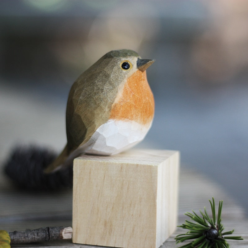 Nord - Unieke handgemaakte houten vogels