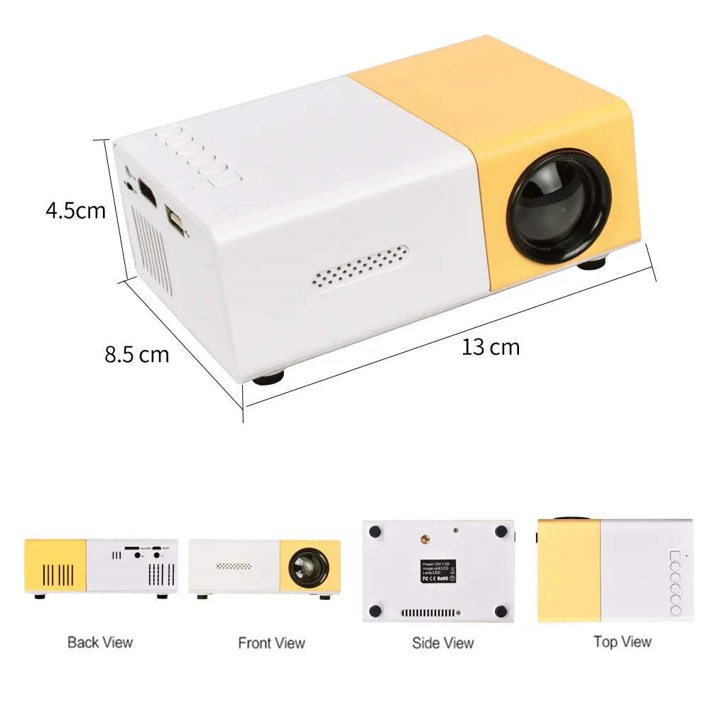 MiniVid | Draagbare Mini Projector | Innovatief Ontwerp | Compact Formaat