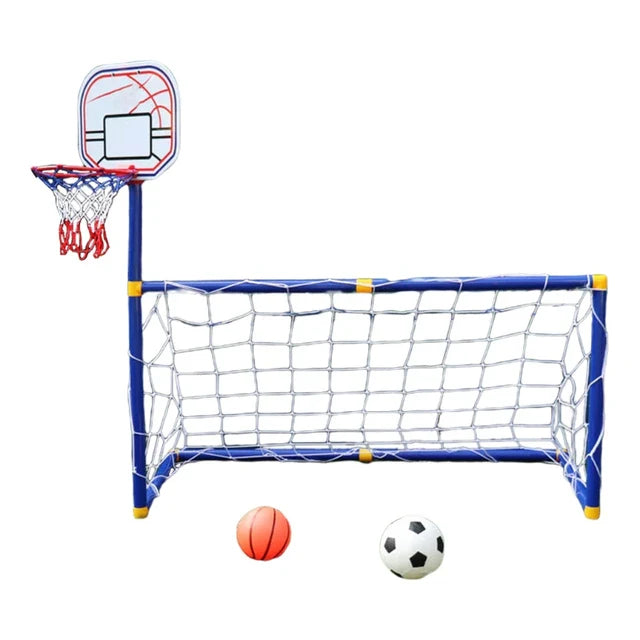 2-in-1 Voetbalgoal & Basketbalhoepel - Goalhoop