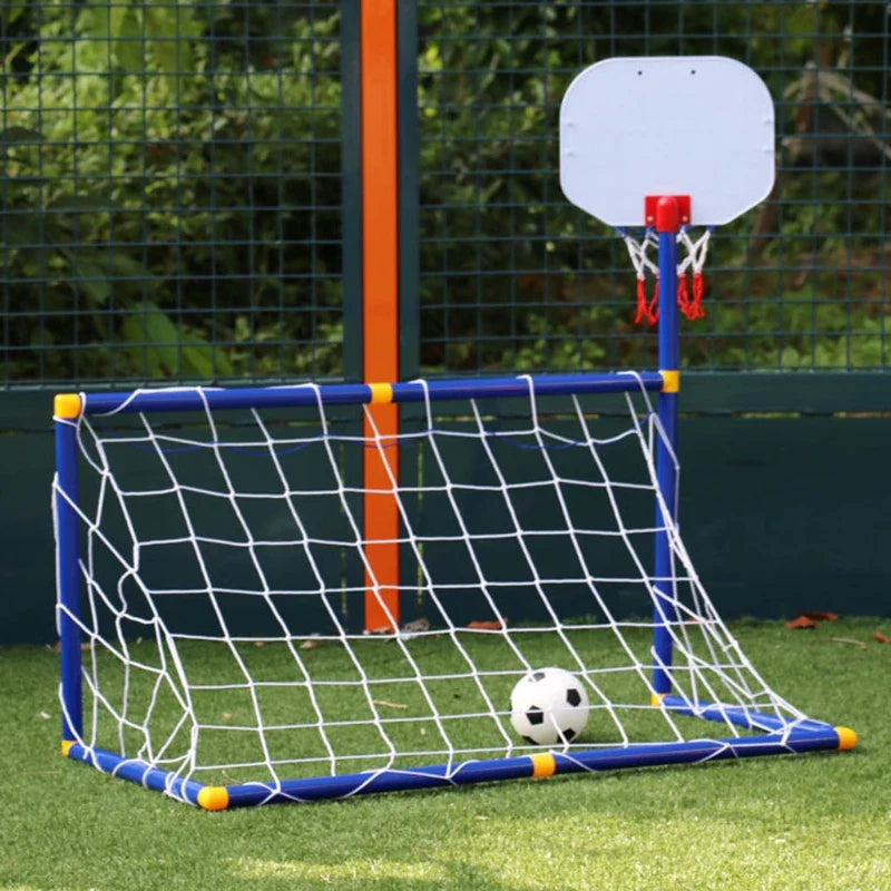 2-in-1 Voetbalgoal & Basketbalhoepel - Goalhoop