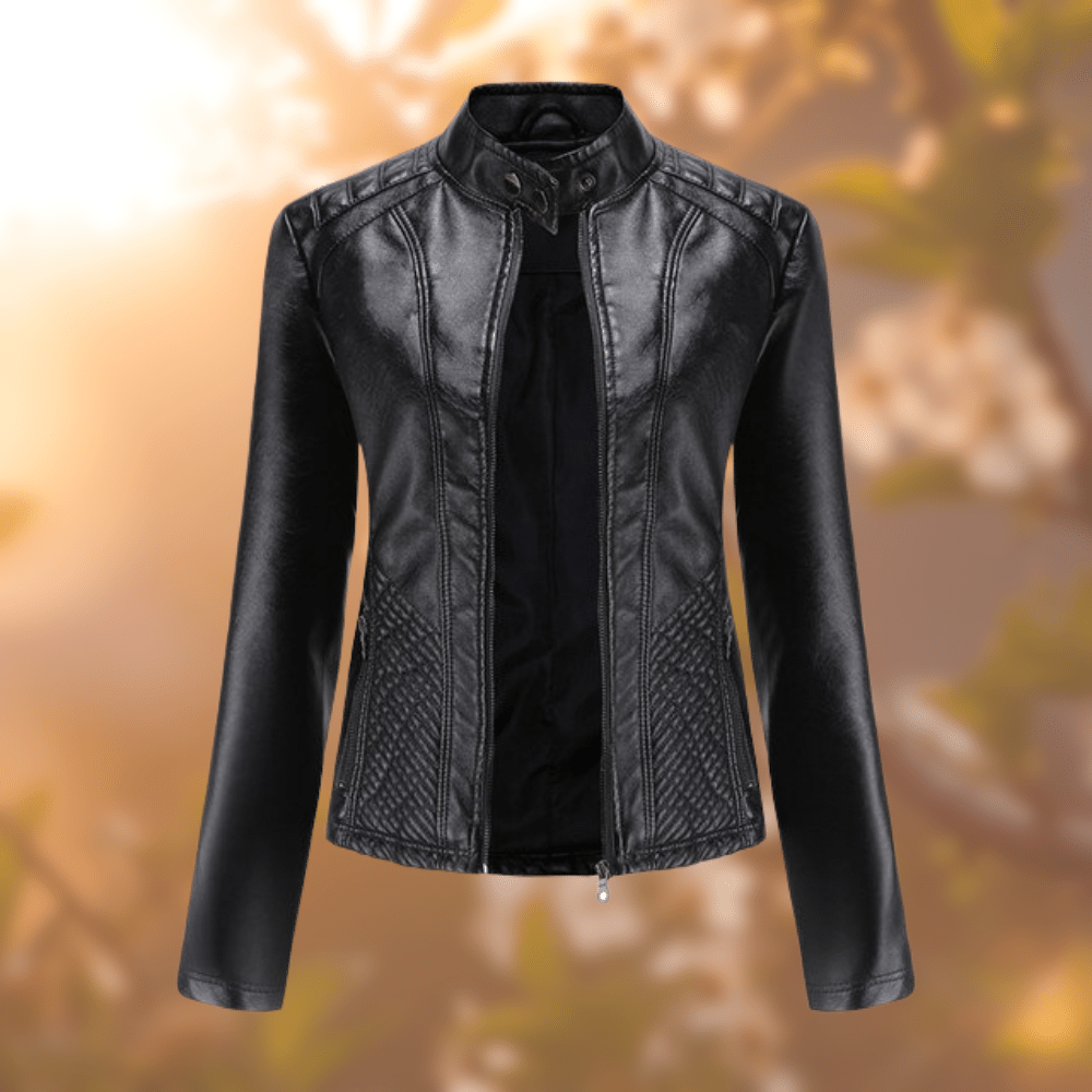 Luxe Leren Jas voor Dames | Tijdloze Elegant in Elk Detail - Rasam