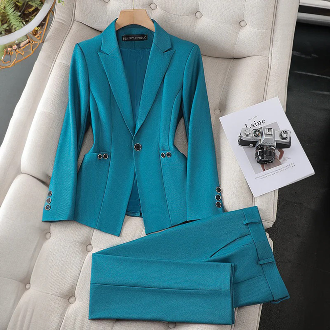 Elegante Set Van Blazer en Broek - Maurenia