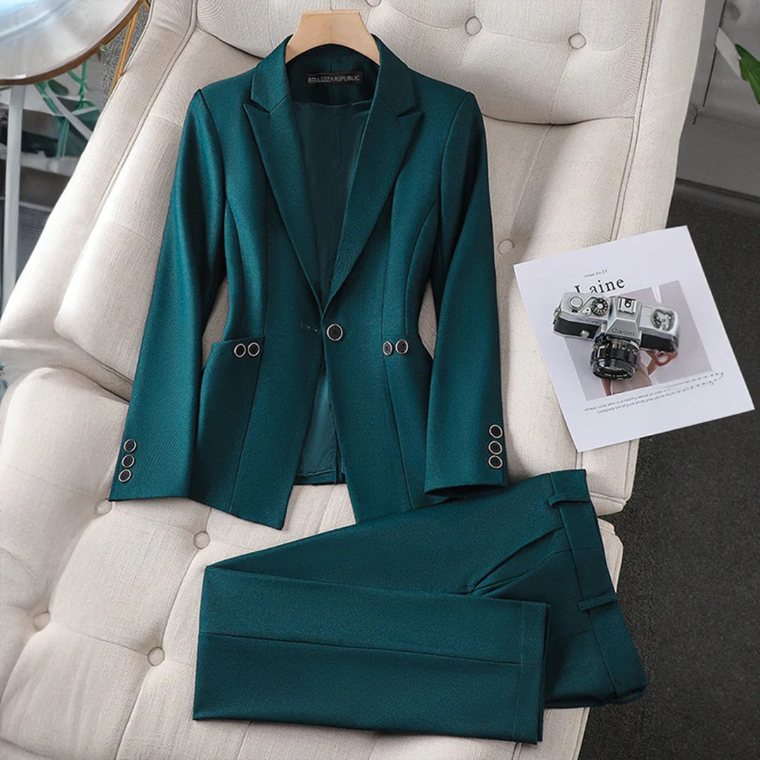 Elegante Set Van Blazer en Broek - Maurenia