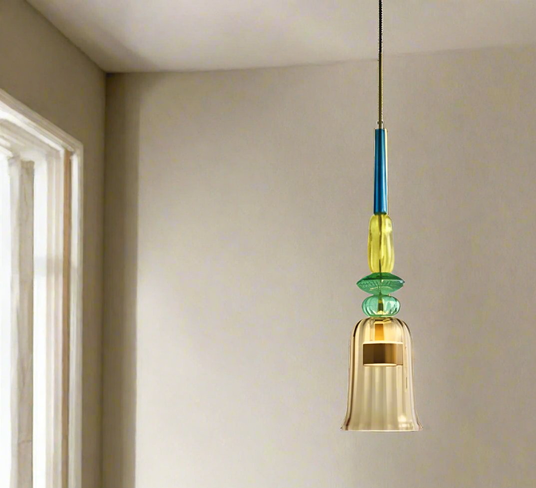 Hanglampen met gekleurd glas - SimpGlas