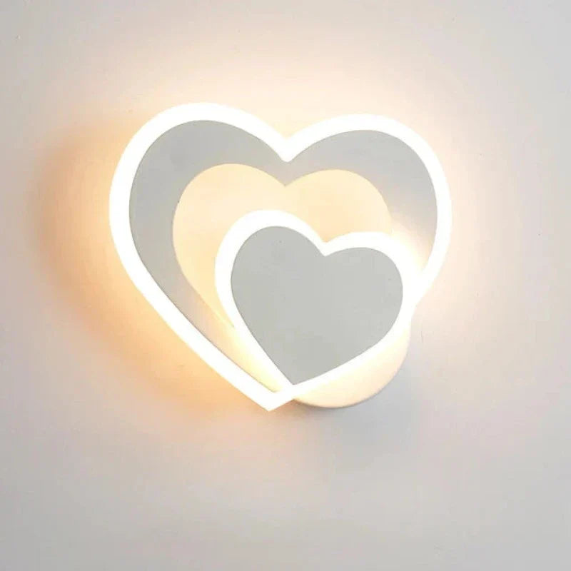 Hart Wandlamp | Romantisch design | Eenvoudige installatie - AtmosLove