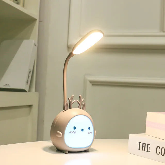 Casmo - Leeslamp voor kinderen met oogbescherming en USB-nachtlampje