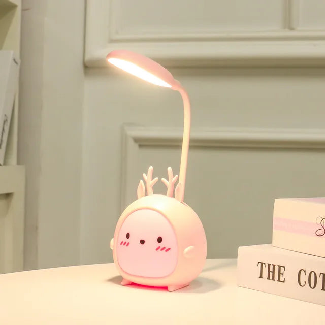 Casmo - Leeslamp voor kinderen met oogbescherming en USB-nachtlampje