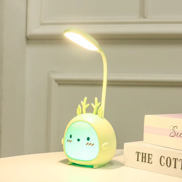 Casmo - Leeslamp voor kinderen met oogbescherming en USB-nachtlampje