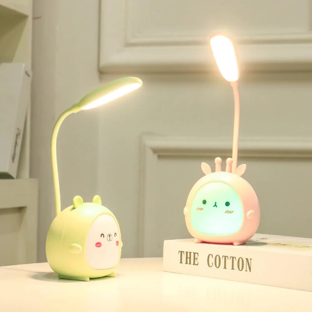 Casmo - Leeslamp voor kinderen met oogbescherming en USB-nachtlampje