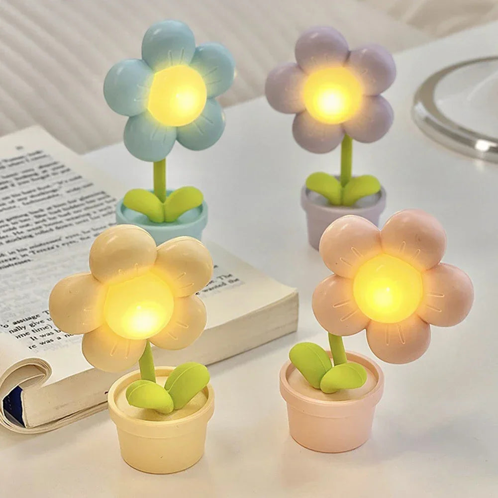 Kleine Bloem Tafellamp | Zacht & rustgevend licht - LampFlow