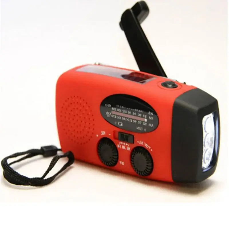 Radialight | Multifunctionele Solar Handkrukradio | Noodradio met LED-zaklamp en Powerbank