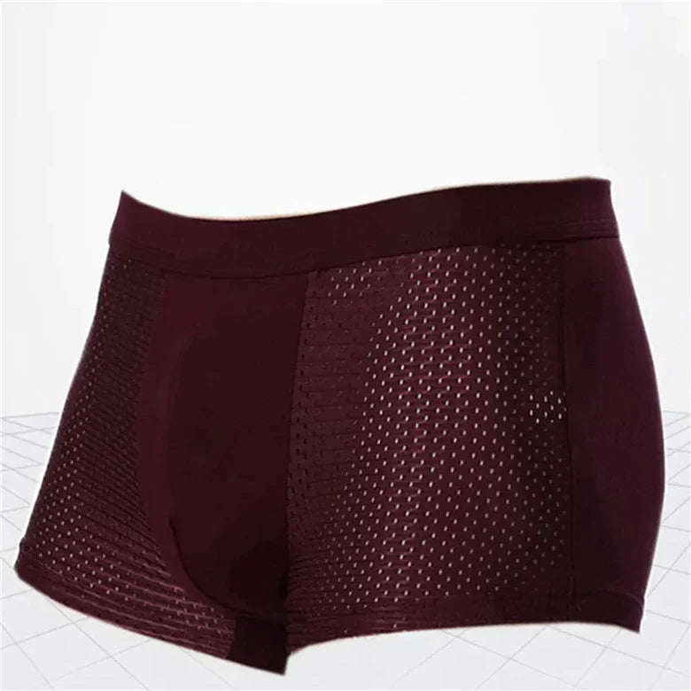 Ademende Mesh Boxershorts | 4-Pack met Elastische Tailleband & Koelend Comfort - Dann