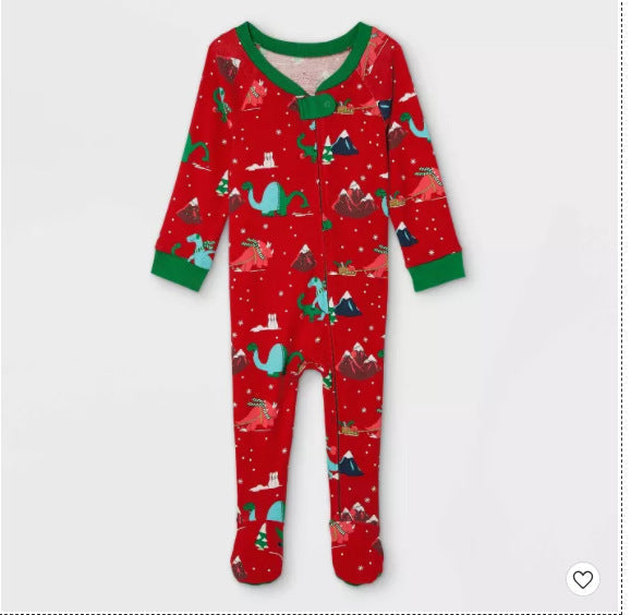 Dino Afdrukken Familie Pyjama Set | Comfortabele Passend Sets voor Alle Leeftijden - Fammy