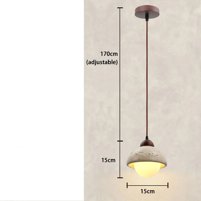 Moon Surface Pendant Light - Wabi Sabi Pendant Light