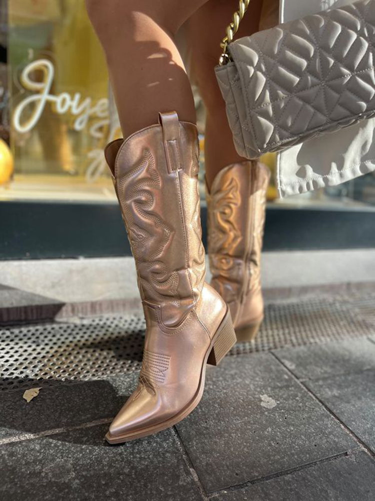 Ember Western Cowboylaarzen voor dames | Tijdloze elegantie en comfort - Hemar