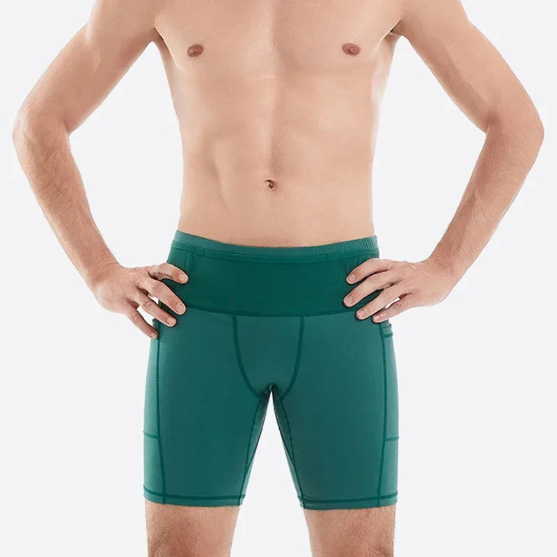 Compressieshorts voor Mannen met 6 Zakken | Sneldrogend voor Hardlopen & Fitness - Govert