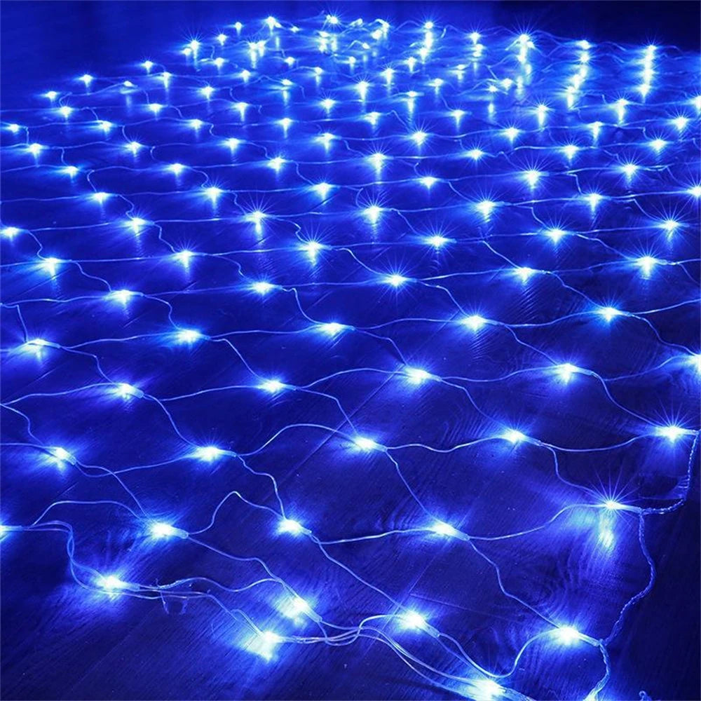 magisch winter LED verlichting | waterdichte Net Mesh LED verlichting | LED String kerst Fairy gordijn lichten - Gavrila