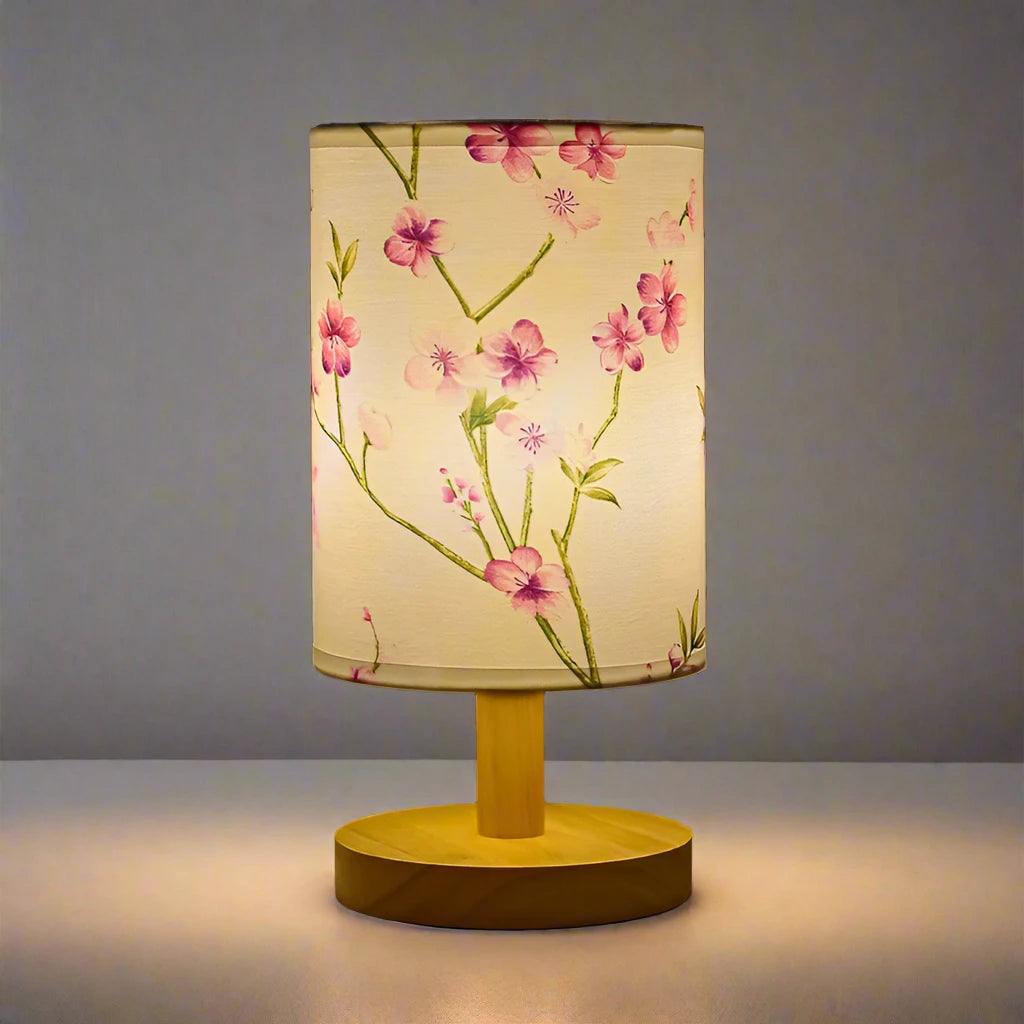 LED Vierkante Chinese Tafellamp | Dimbare Nachtlamp met Stoffen Lampenkap | Elegante Decoratie voor Slaapkamer & Nachtkastje - Krystal