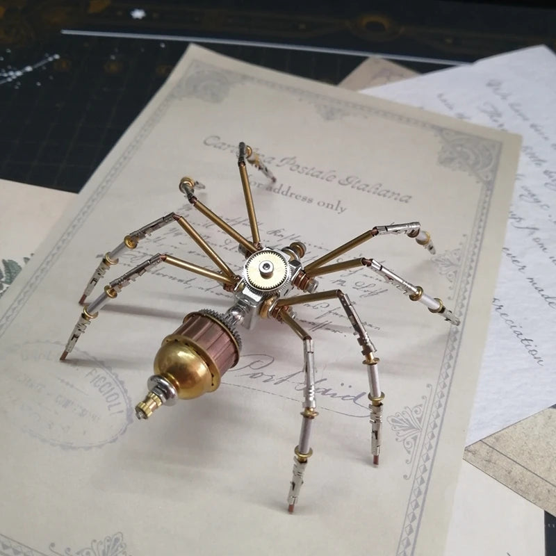 Creatief Steampunk Metalen Spin Mechanisch Ornament Decor - MetSpider