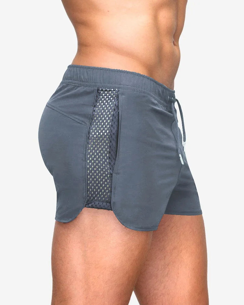 Heren Sneldrogende Hardloopshorts | Lichtgewicht Ademende Mesh Gymshorts - Bandolf