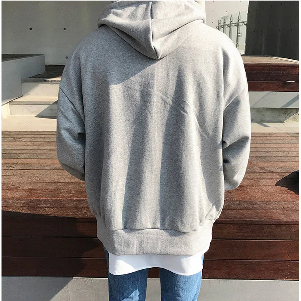 Unisex oversized Hoodie Jack | Streetwear Zip-Up voor Dagelijkse Stijl - Jeren