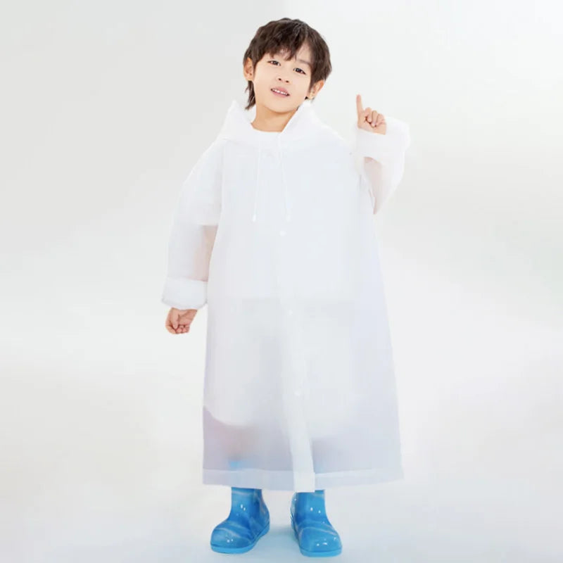 Herfst Winter Waterdichte Kinder Regen Poncho - Rencho