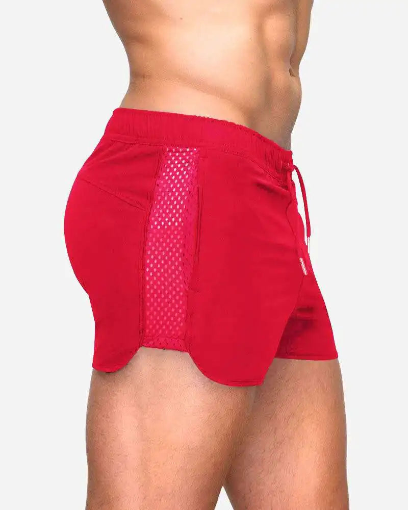 Heren Sneldrogende Hardloopshorts | Lichtgewicht Ademende Mesh Gymshorts - Bandolf