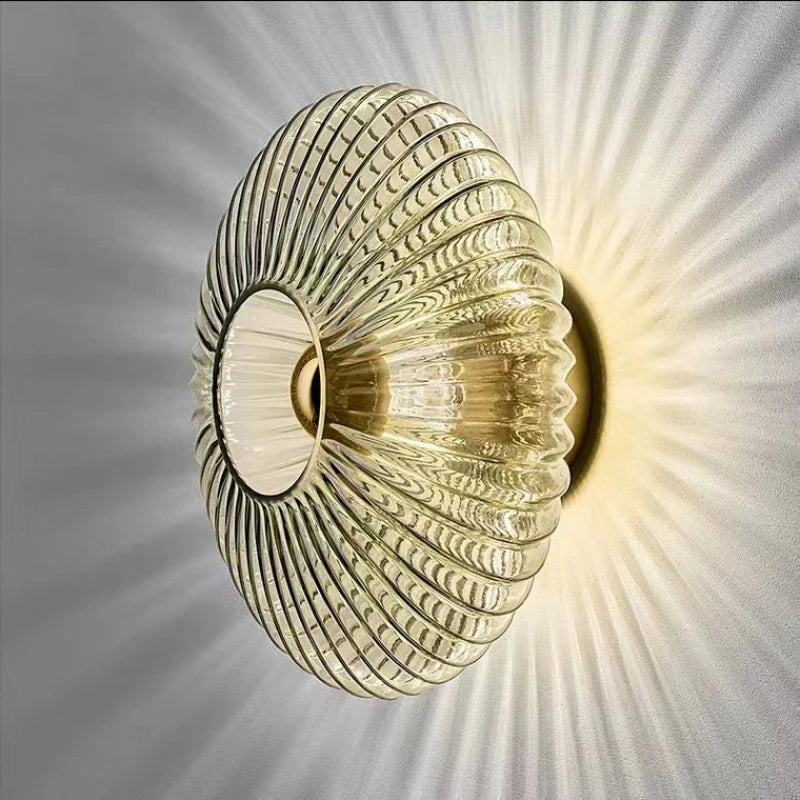 Elegante Glazen Wandlamp | Verlicht je Ruimte met Tijdloze Stijl - Owais