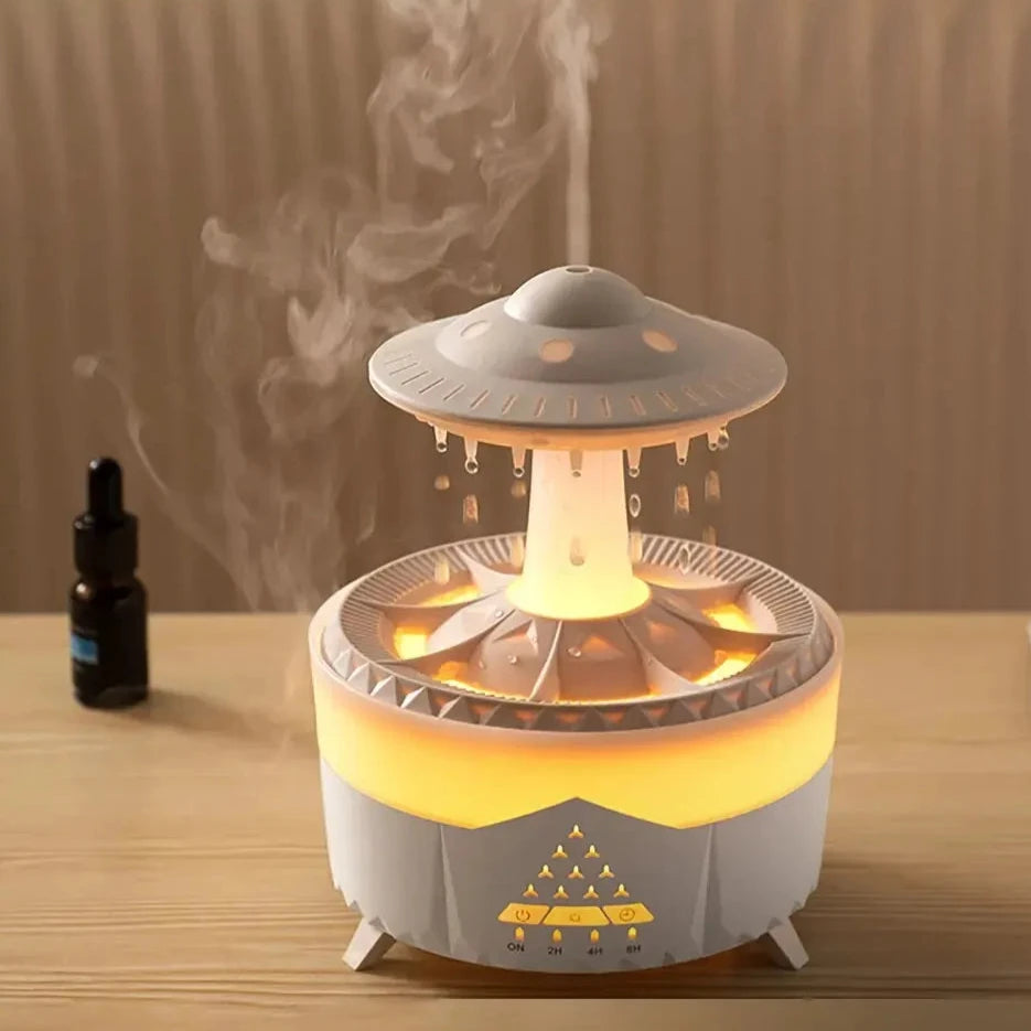 UFO Luchtbevochtiger | Ultrasone Aromatherapie Diffuser met Afstandsbediening - Grosven