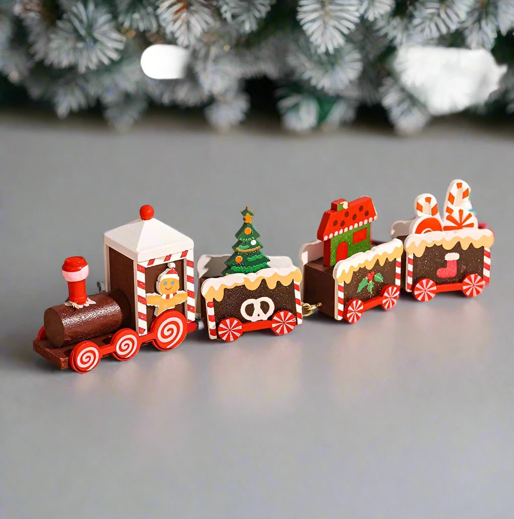 Feestelijke Ornamenten Kersttrein Decoratie voor Thuis | Kinderen kerstgeschenk - Ornamel