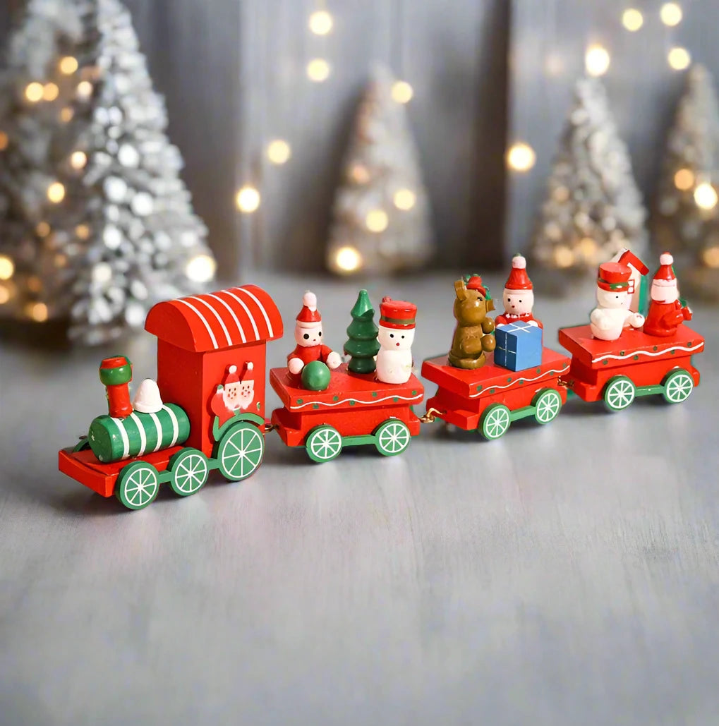 Feestelijke Ornamenten Kersttrein Decoratie voor Thuis | Kinderen kerstgeschenk - Ornamel