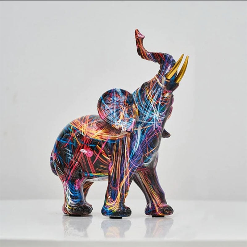 Elephant - Abstracte Unieke Olifant Decoratie