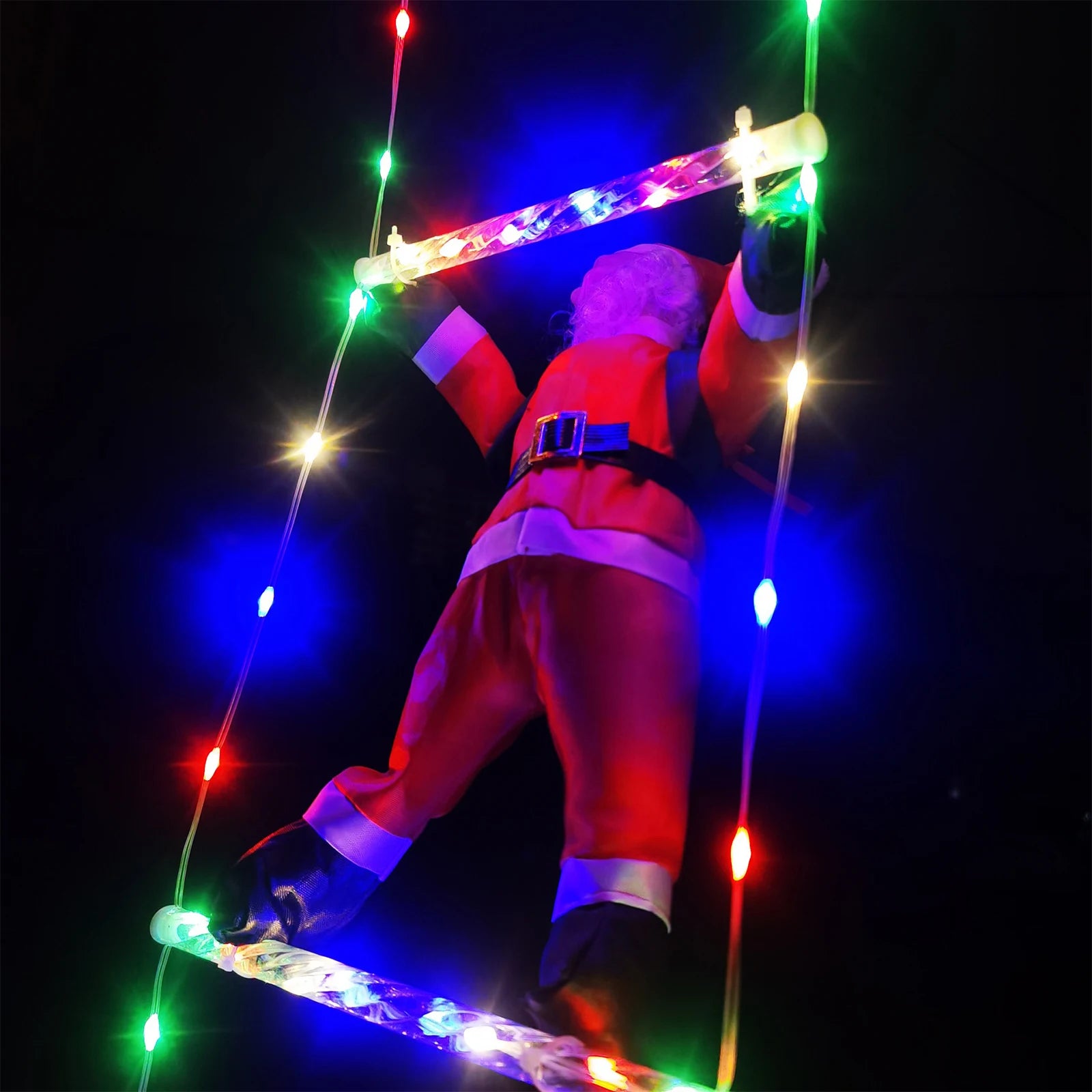 LED Ladder verlichting met afstandsbediening van de kerstman | buiten raam LED String verlichting | USB tuin opknoping kerstverlichting - Ermen