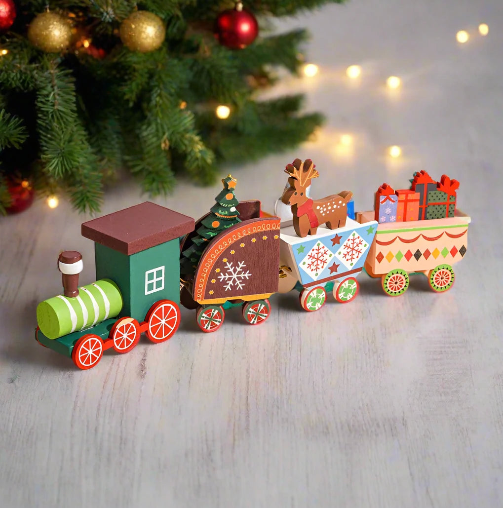 Feestelijke Ornamenten Kersttrein Decoratie voor Thuis | Kinderen kerstgeschenk - Ornamel