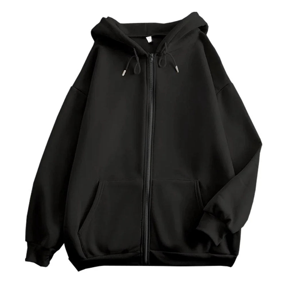 Unisex oversized Hoodie Jack | Streetwear Zip-Up voor Dagelijkse Stijl - Jeren