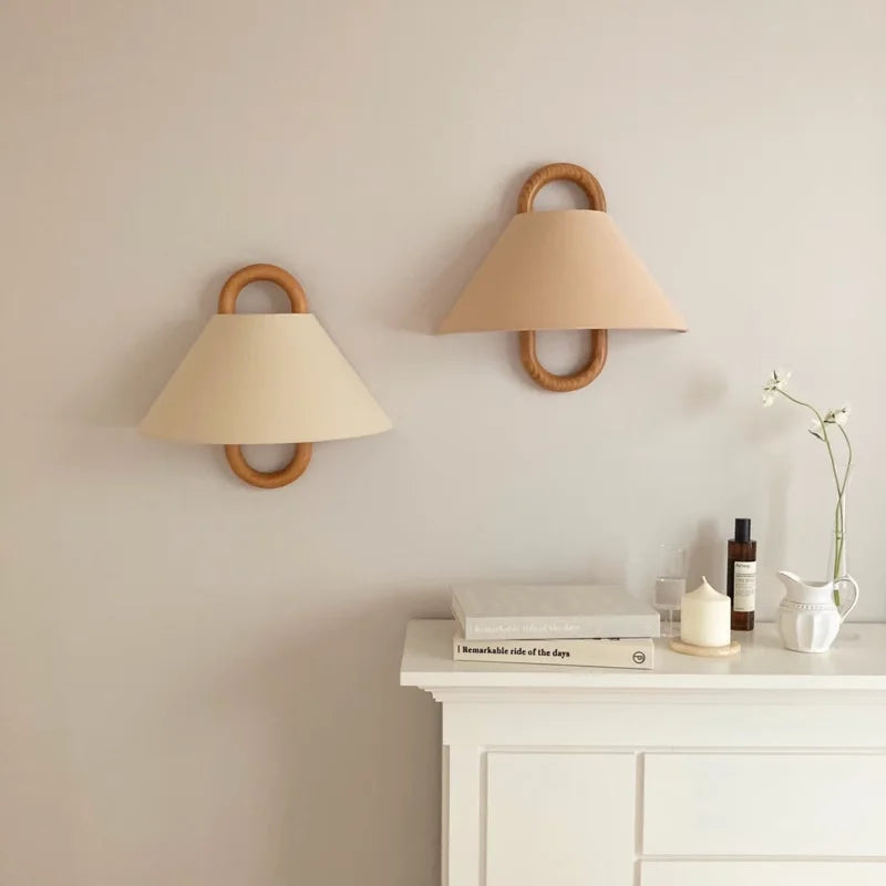 Natuurlijke Elegantiewandlamp | Minimalistisch Wabi-Sabi Ontwerp voor een Rustgevende Sfeer - Lumiene