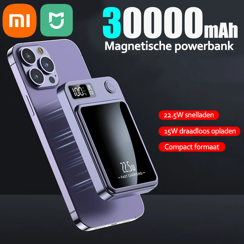 PowerMag - Draadloze magnetische powerbank