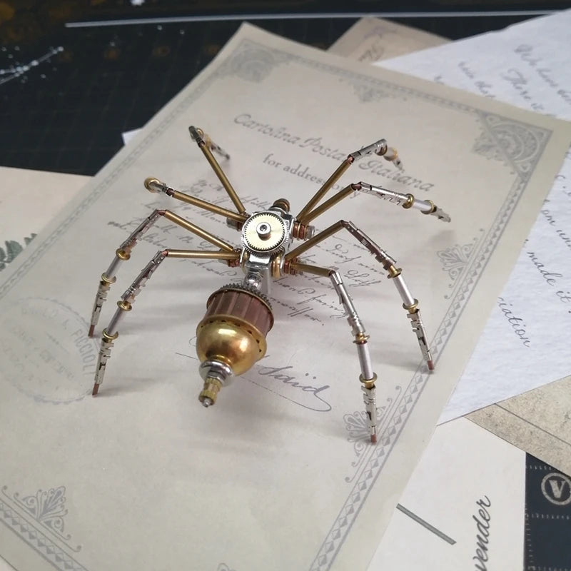 Creatief Steampunk Metalen Spin Mechanisch Ornament Decor - MetSpider