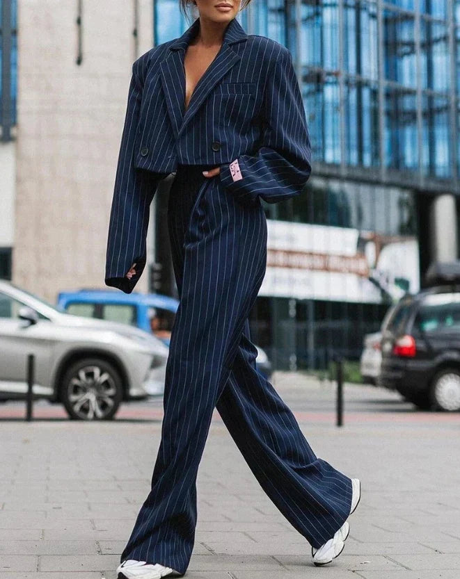 Zomer en Lente Terno Set voor Dames | Chique Blazer en Bijpassende Broek - Clara