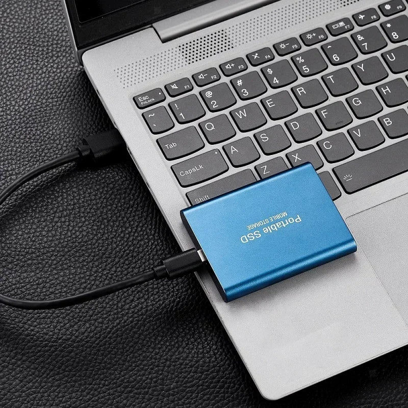 Draagbare externe SSD Supersnel | interklaascadeau | Mobiele opslag | Snelle opslag voor laptop en pc- SpeedFast