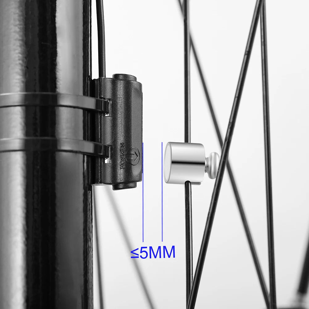 LCD Digitale Cycling Snelheidsmeter met Achtergrondverlichting - Wirmeter