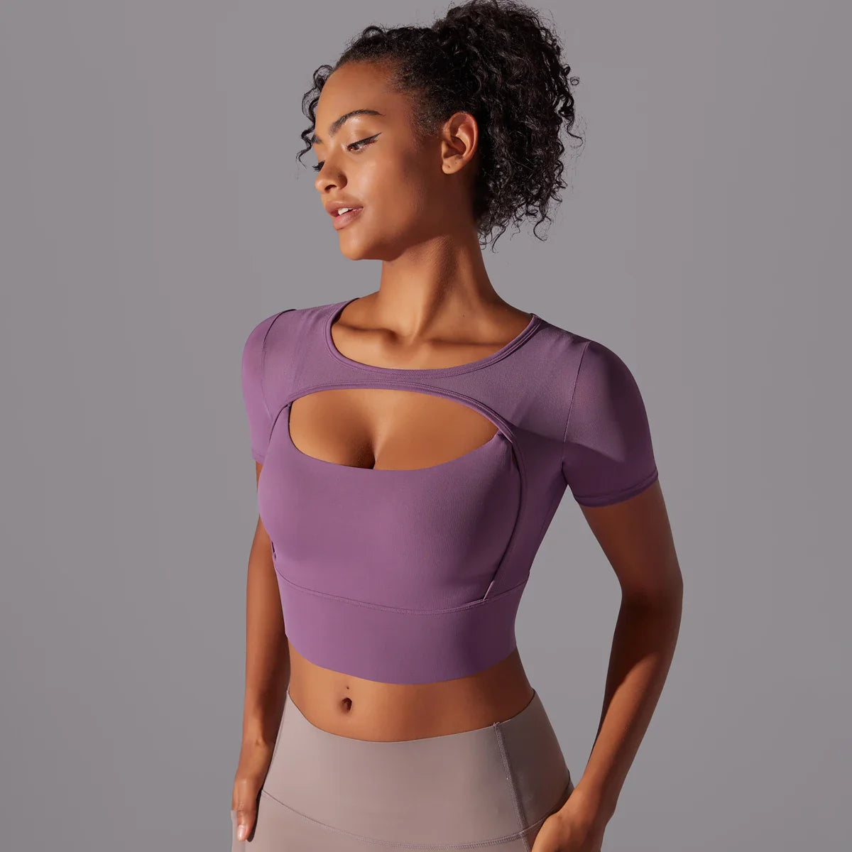 Dames Mesh Yoga Shirt | Sneldrogend Sportshirt voor Gym, Hardlopen & Fitness - Jamina