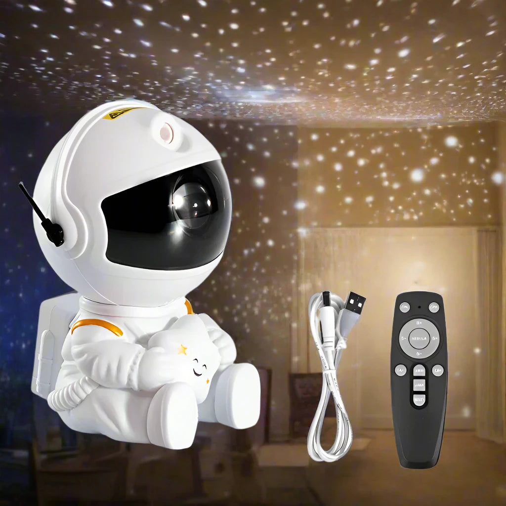 Galaxy Ster Astronaut Projector LED Nachtlamp | Creëer een Magische Sterrenhemel in de Kamer van je Kind | Perfect Cadeau voor Kinderen - StarBeam